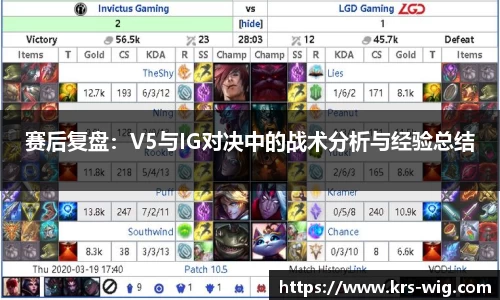 赛后复盘：V5与IG对决中的战术分析与经验总结